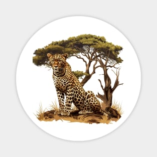 Leopard Design Magnet